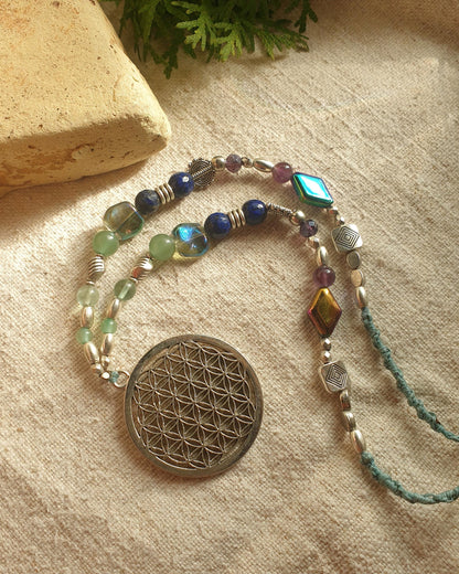 cvijet života ogrlica