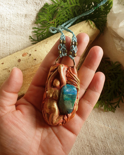 šatukit ogrlica - shattuckite- boginja