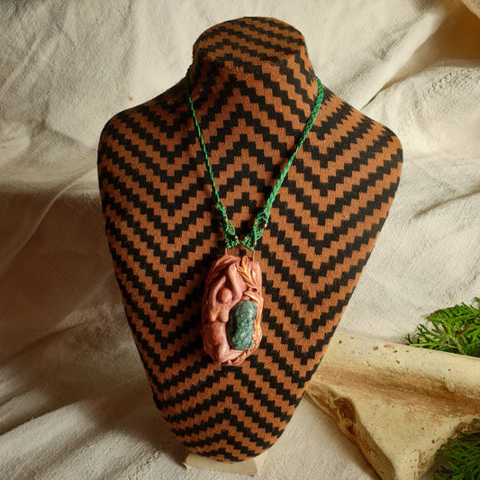 boginja ogrlica - mahovinski ahat