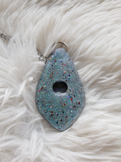 mjecečev kamen privjesak - vilinski štit kolekcija