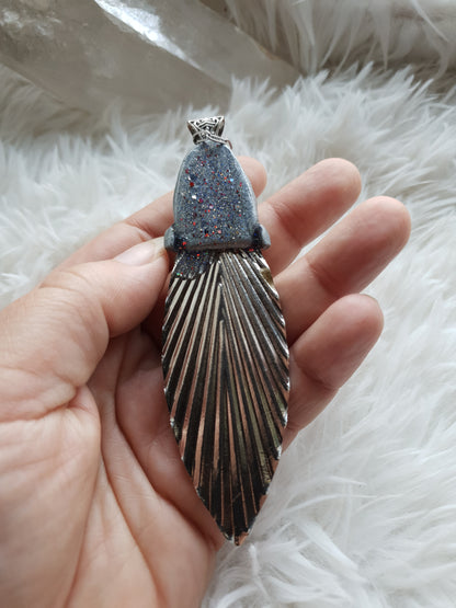 crni turmalin privjesak - vilinska kolekcija