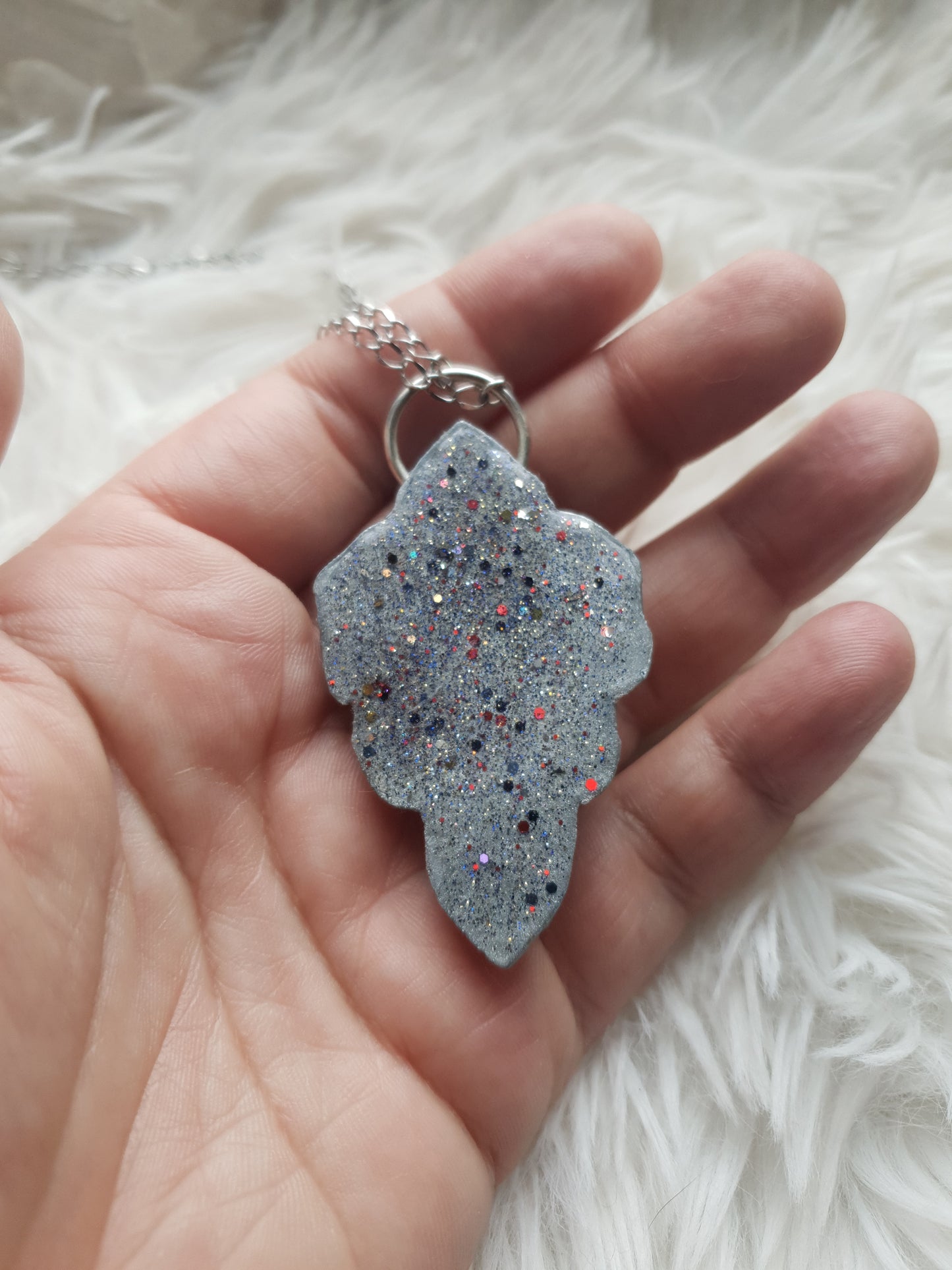 mjesečev kamen - vilinski štit - privjesak