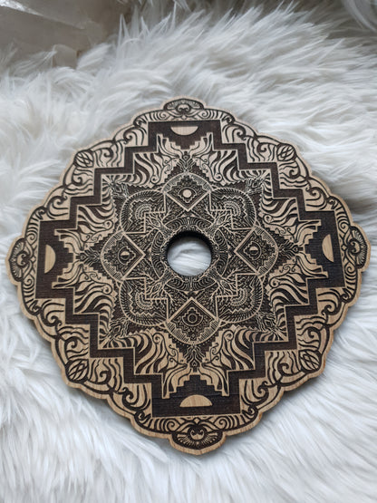 chakana mandala 4 - mjesečeve mjene i drvo života mini