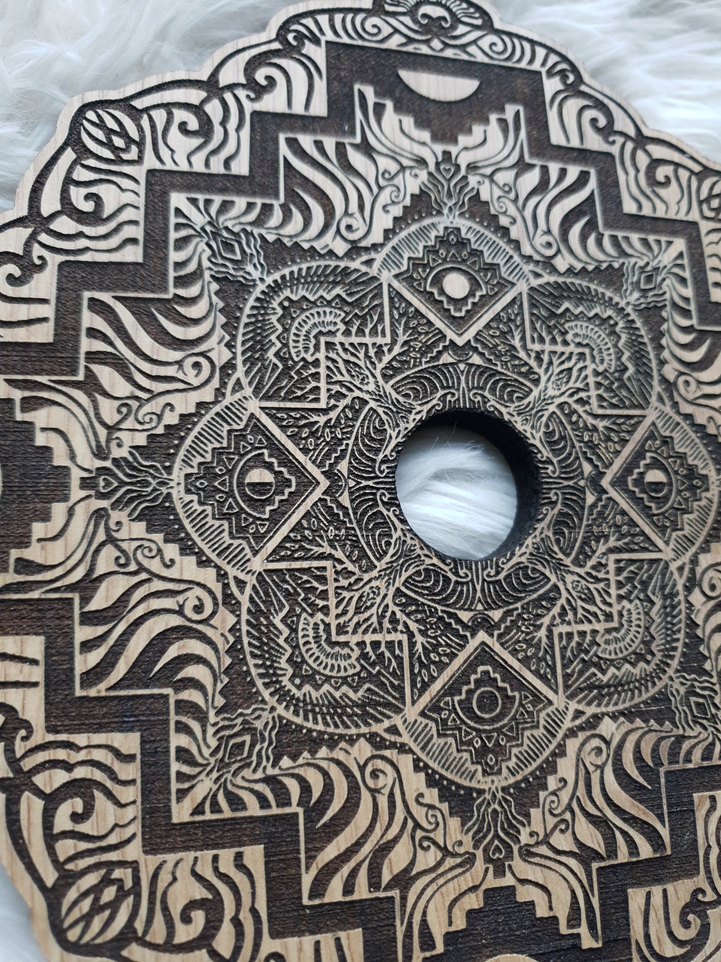 chakana mandala 4 - mjesečeve mjene i drvo života mini