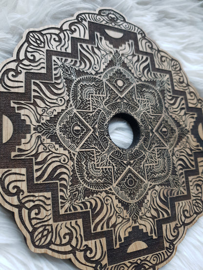 chakana mandala 4 - mjesečeve mjene i drvo života mini