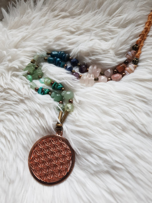 ogrlica cvijet života - heart flow